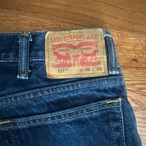 Levi's Dark Blue Denim Jeans